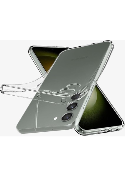 Galaxy S23 Kılıf Liquid Crystal 4 Tarafı Tam Koruma Crystal Clear - ACS05708