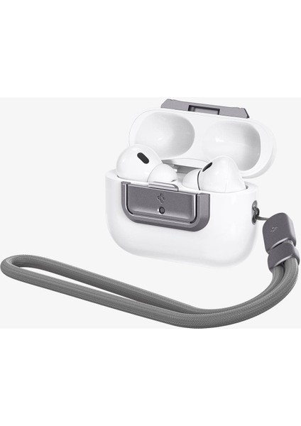 AirPods Pro / Pro (2. nesil) Koruma Kilidi Lock Fit M Metallic Gray - ASD06155