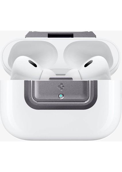 AirPods Pro / Pro (2. nesil) Koruma Kilidi Lock Fit M Metallic Gray - ASD06155