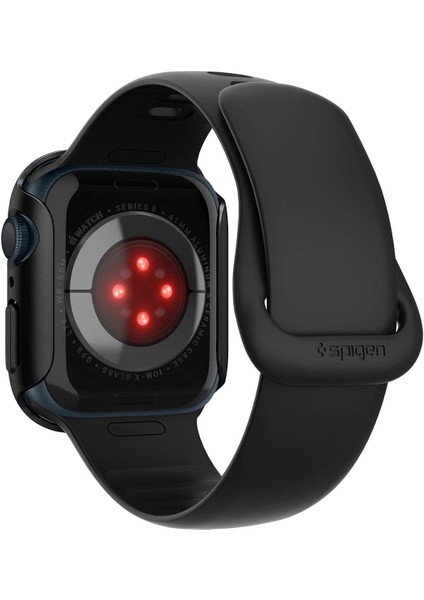 Apple Watch 41mm (Seri 9/8/7) Kılıf Thin Fit Black - ACS04184