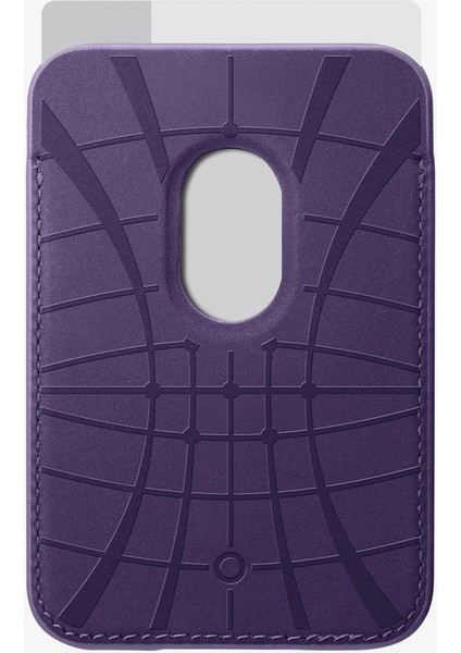 MagFit iPhone için MagSafe özellikli 3 Kartlı Manyetik Cüzdan Valentinus Wallet Purple - AFA06268