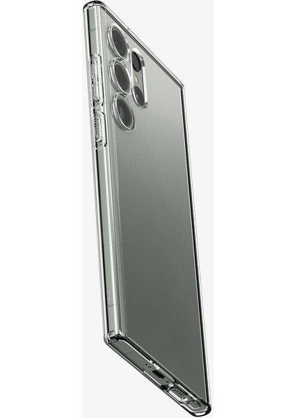 Galaxy S23 Ultra Kılıf Liquid Crystal 4 Tarafı Tam Koruma Crystal Clear - ACS05610