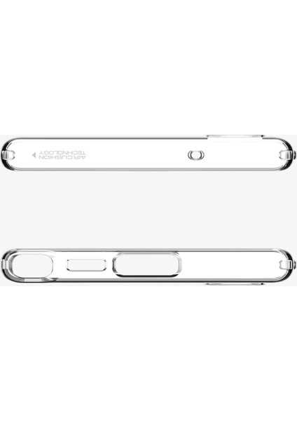 Galaxy S23 Ultra Kılıf Liquid Crystal 4 Tarafı Tam Koruma Crystal Clear - ACS05610