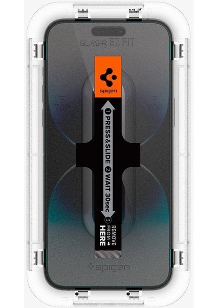 iPhone 14 Pro Max Cam Ekran Koruyucu Kolay Kurulum GLAS.tR EZ Fit Slim HD (2 Adet) - AGL05202