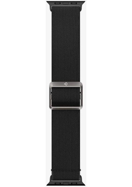 Apple Watch 42mm Seri 10 - 41mm Seri 9/8/7 - 40mm Seri SE2/SE/6/5/4 Kordon Kayış Band Lite Fit Black - AMP02290