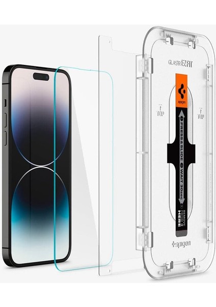 iPhone 14 Pro Max Cam Ekran Koruyucu Kolay Kurulum GLAS.tR EZ Fit Slim HD (2 Adet) - AGL05202