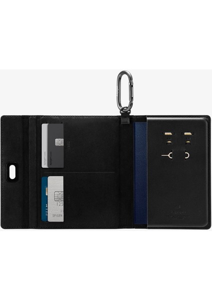 Passport Holder RFID Korumalı Seyahat Çantası Pasaport Cüzdan Black - AFA05538