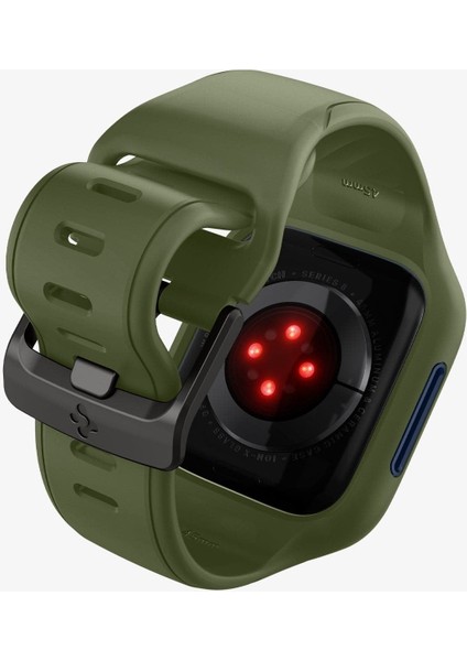 Apple Watch 45mm (Seri 9/8/7) Kılıf & Kordon Kayış Liquid Air Pro Moss Green - ACS04408 modelleri