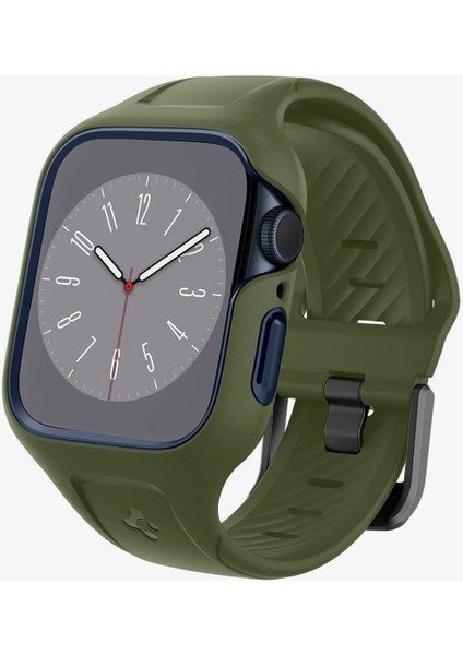 Apple Watch 45mm (Seri 9/8/7) Kılıf & Kordon Kayış Liquid Air Pro Moss Green - ACS04408 fırsatları
