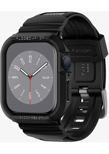 Apple Watch 45mm (Seri 9/8/7) Kılıf & Kordon Kayış Rugged Armor Pro Black - 062CS25324 fiyatları
