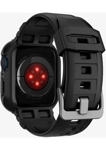 Apple Watch 45mm (Seri 9/8/7) Kılıf & Kordon Kayış Rugged Armor Pro Black - 062CS25324 modelleri