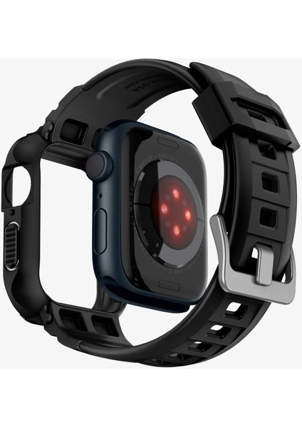 Apple Watch 45mm (Seri 9/8/7) Kılıf & Kordon Kayış Rugged Armor Pro Black - 062CS25324 indirimleri