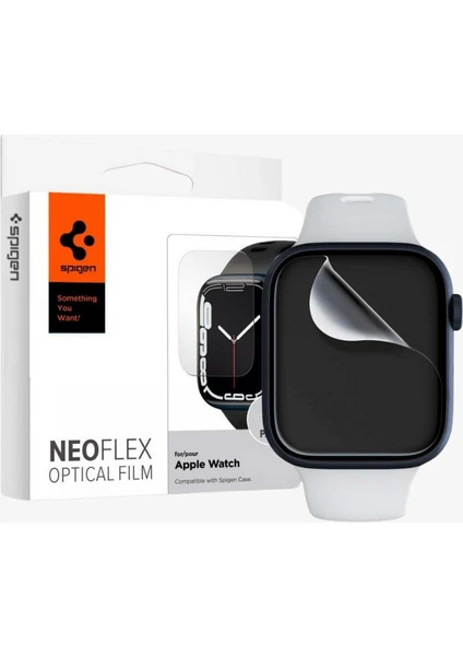 Apple Watch 45mm/44mm (Seri 9/8/SE2/7/6/SE/5/4) Ekran Koruyucu Film Neo Flex (3 Adet) - AFL04049