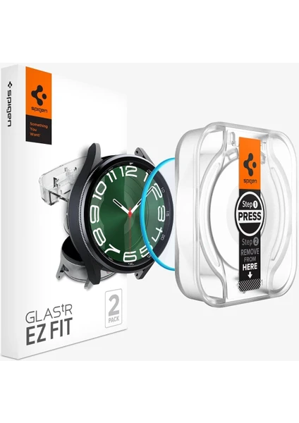 Galaxy Watch 6 (47mm) Cam Ekran Koruyucu Kolay Kurulum Glas.tR EZ Fit Slim HD (2 Adet) - AGL07066