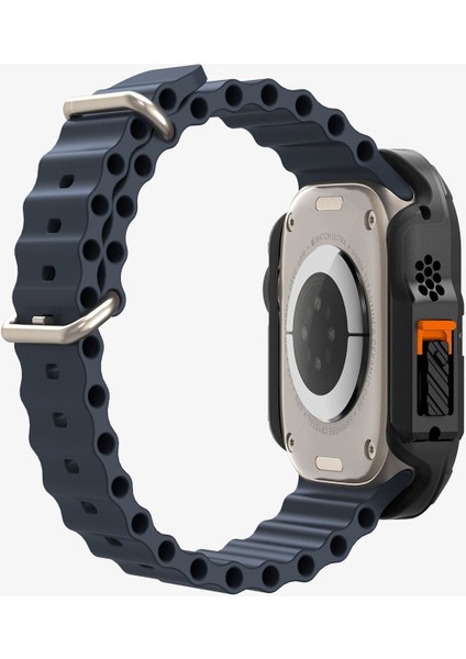 Apple Watch 49mm (Ultra 2/1) Kılıf Lock Fit Black - ACS06208