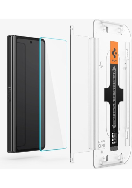 Galaxy Z Fold 5 Cam Ekran Koruyucu Kolay Kurulum GLAS.tR EZ Fit Slim HD (2 Adet) - AGL06523