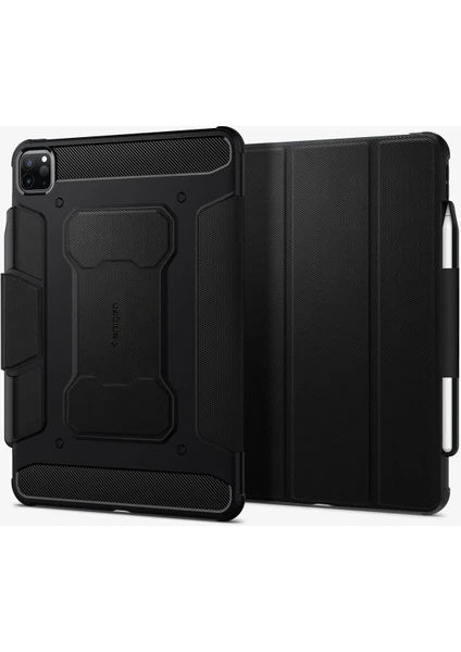 iPad Pro 11'' (2022 / 2021 / 2020 / 2018) Kılıf Rugged Armor Pro Black - ACS01024