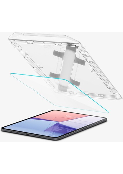 iPad Pro 11" (2024) Cam Ekran Koruyucu Kolay Kurulum Glas.tR EZ Fit Slim HD - AGL07788