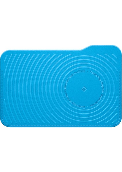 Caseology iPhone için MagSafe özellikli 3 Kartlı Manyetik Cüzdan Folder Pop Sky Blue Music - AFA07498