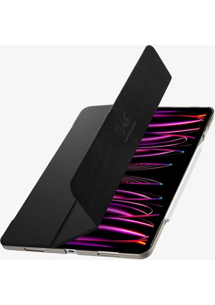 iPad Pro 12.9" (2022 / 2021) Kılıf Liquid Air Folio Black - ACS02884