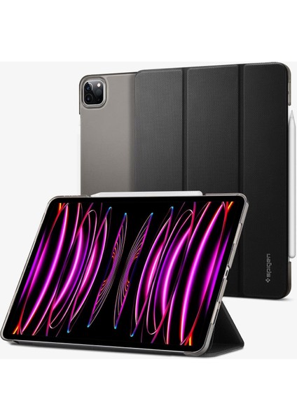 iPad Pro 12.9" (2022 / 2021) Kılıf Liquid Air Folio Black - ACS02884