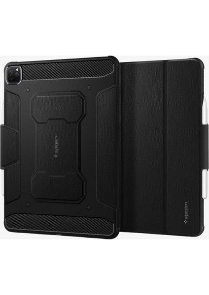 iPad Pro 12.9" (2022 / 2021) Kılıf Rugged Armor Pro Black - ACS02889