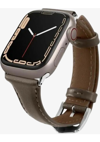 Ciel by CYRILL Apple Watch 42mm Seri 10 - 41mm Seri 9/8/7 - 40mm Seri SE2/SE/6/5/4 Kordon Kayış Kajuk Band Khaki - AMP05441 modelleri