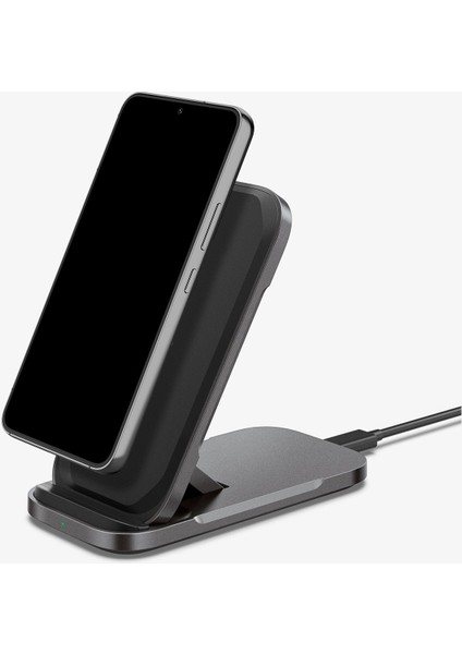 Designed for Samsung (15W) Flex Stand Kablosuz Şarj Cihazı Galaxy için Super Fast Wireless Charging ArcField Flex Black PF2201 - ACH04622