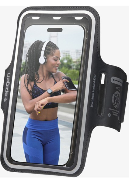 Dynamic Shield Kılıf Anahtar Slotlu Spor için Kol Bandı (Tüm Cihazlarla Uyumlu) Armband A703 - AMP07187
