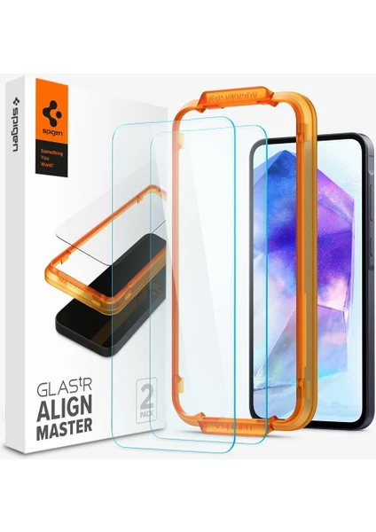 Galaxy A55 Cam Ekran Koruyucu Kolay Kurulum AlignMaster Glas.tR (2 Adet) - AGL07775