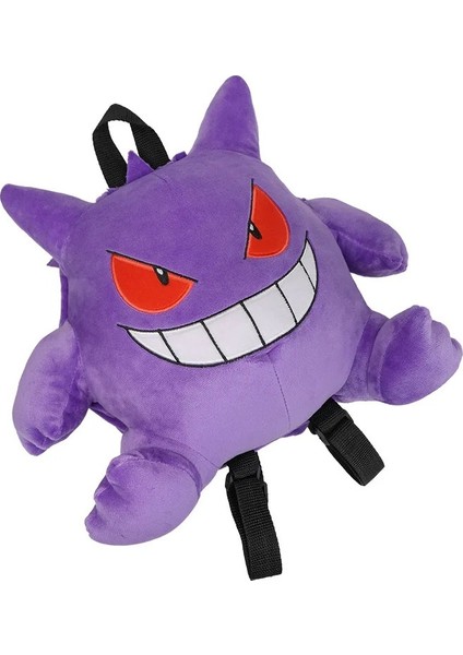 Pokemon Gengar Sırt Çantası Sevimli Peluş Çanta Çocuk Oyuncak (Yurt Dışından)