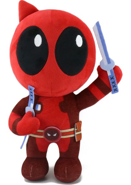 Deadpool Peluş Oyuncak Karikatür Animasyon Periferik Bebek (Yurt Dışından)