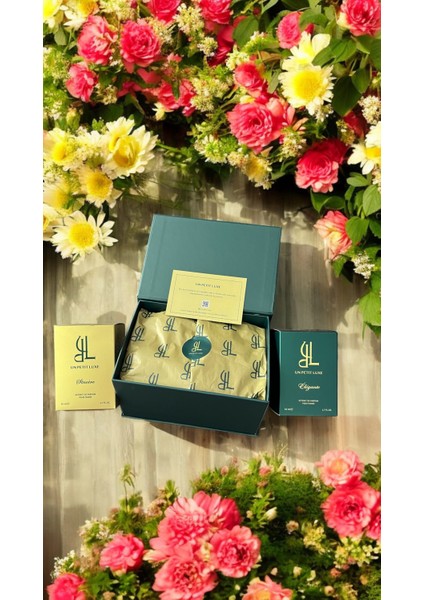 Premium Hediye Kutulu Un Petit Luxe Sincere & Elegante Extrait De Parfum 50 Ml Exclusive Kadın Parfüm Seti (2 li)