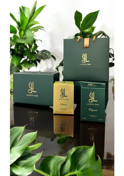 Premium Hediye Kutulu Un Petit Luxe Sincere & Elegante Extrait De Parfum 50 Ml Exclusive Kadın Parfüm Seti (2 li)