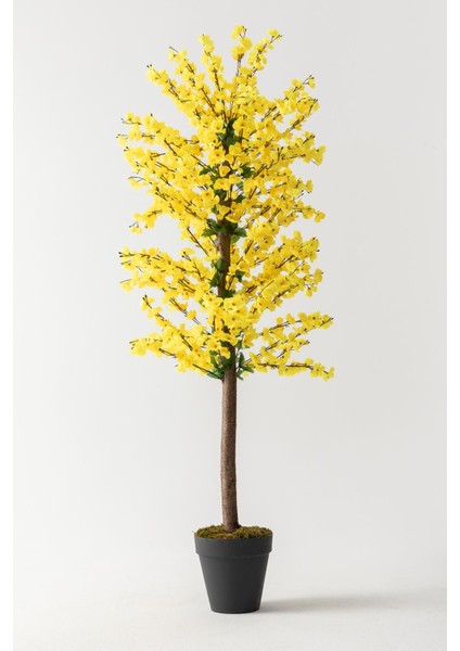 Yapay Bahar Dalı Ağacı Sarı 180 cm 81 Dal