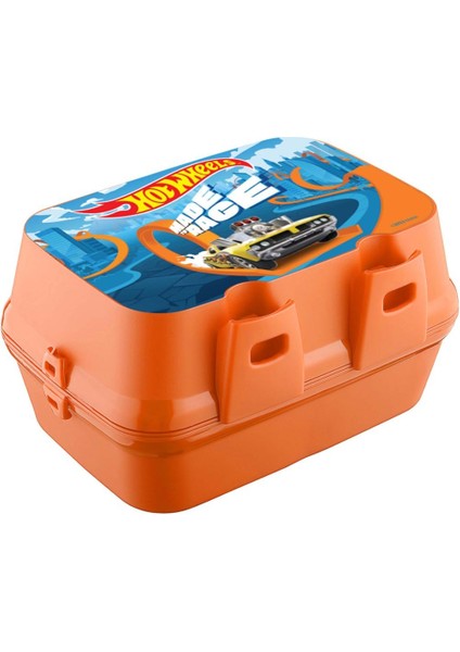 Hotwheels Iki Katlı Bölmeli Beslenme Kutusu