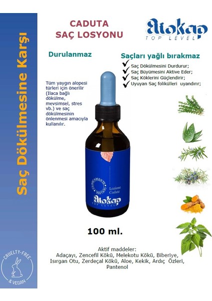 Caduta - Saç Dökülmesine Karşı Saç Serumu, 100 Ml.