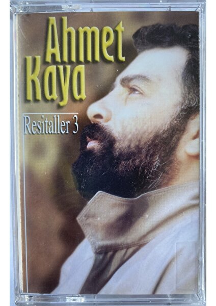 Ahmet Kaya Resitaller3 Kaset Yenir Sıfır Jelatininde Orijinal Baskı