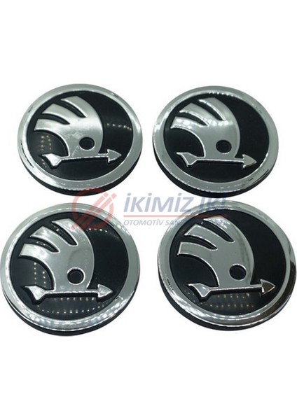 Jant Göbek Armasi Siyah Q55 Üniversal Skoda (1 Adet)