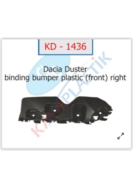 Ön Tampon Bağlantı Ayaği Sağ Dacia Duster