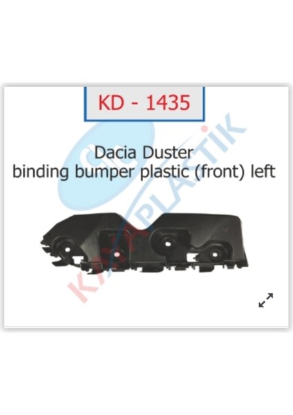 Ön Tampon Bağlantı Ayaği Sol Dacia Duster