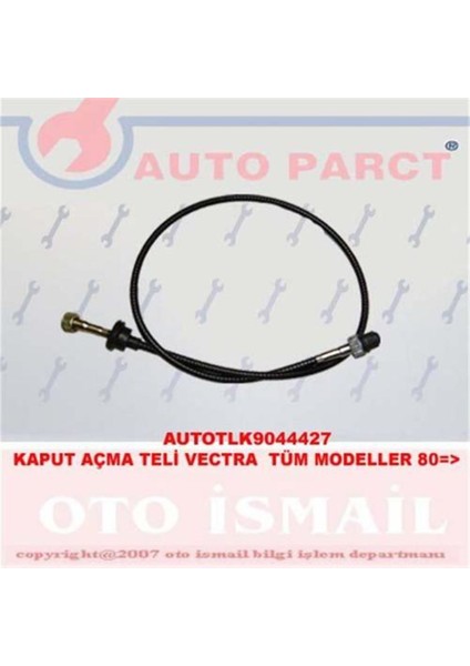 Kaput Açma Teli Vectra Tüm Modeller 80-