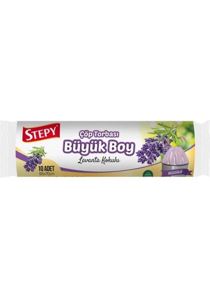 Büzgülü Büyük Boy Lavanta 1 Rulo 10'lu