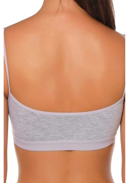 Kadın Ince Askılı Pedli Büstiyer Yarım Atlet Sütyen 3'lü Set indirimleri