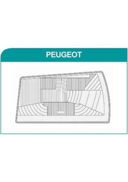 Far Camı Sol Peugeot 504