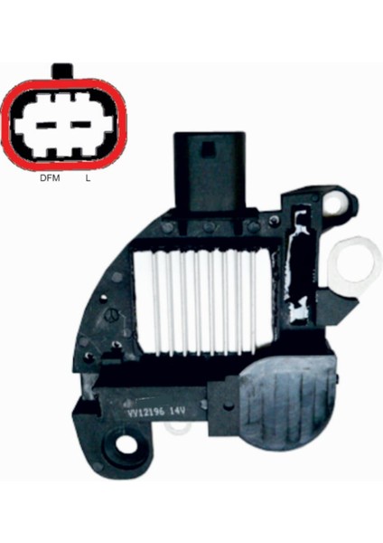 Konjektor 12V Astra H Vectra C 14-16-19