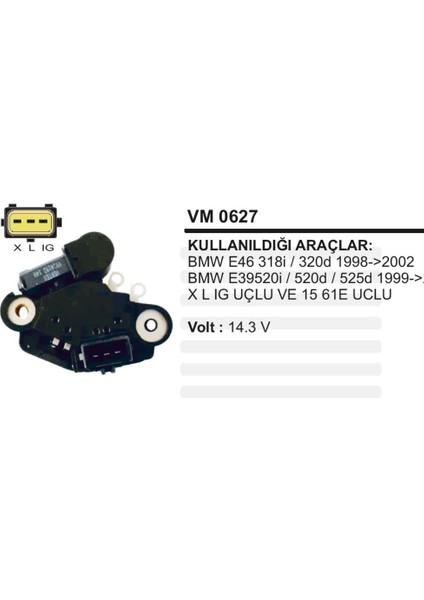 Konjektor 12V Bmw 316I 318I 520 525 530 3 Fisli