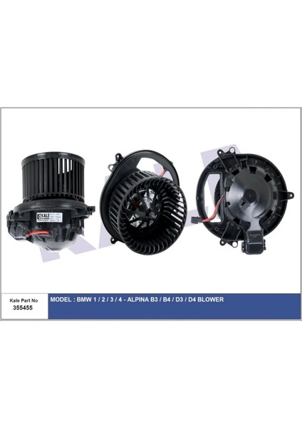 Kalorifer Motoru Bmw 1 2 3 4 Alpina B3 B4 D3 D4 Blower