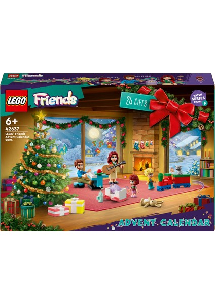 LEGO® Friends Yılbaşı Takvimi 2024 42637 - 6 Yaş ve Üzeri Çocuklar Için 5 Karakter ve 3 Hayvan Minifigürü Içeren Yaratıcı Oyuncak Yapım Seti (272 Parça)