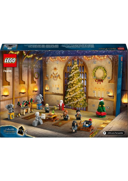 LEGO® Harry Potter™ 2024 Yılbaşı Takvimi 76438 - 7 Yaş ve Üzeri Harry Potter Hayranları Için Koleksiyonluk Yaratıcı Oyuncak Yapım Seti (301 Parça)